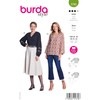 Burda Style Sewing Pattern Women's Long-Sleeved Blouse Size 8-20