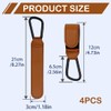 HAZMA Pack of 4 Pram Hooks for Changing Bags, Pram