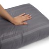 Moonlight Bedding Pillow cases 2 pack - Grey Stripe 48x74cm