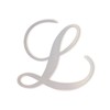 Cursive Metal Letter L, for Front Door, for Above Crib,