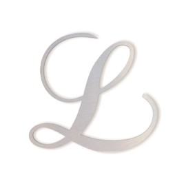 Cursive Metal Letter L, for Front Door, for Above Crib, for Nursery