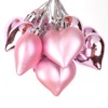 Christmas Tree Ornaments Set for Tree Xmas Balls Heart Shaped