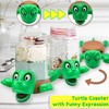 DONGTATA Turtle Cup Holder, Turtle Coaster, Turtle Mats with Funny