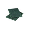Scotch-Brite 86 Commercial Heavy-Duty Scouring Pad, Green, 6 x 9,