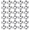 QUARKZMAN 30pcs M4 Anodized Aluminum Alloy Countersunk Washers Screw Seals