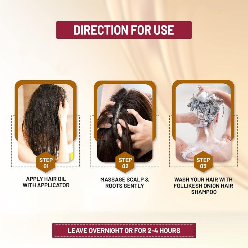 Generic Onion Hair Oil for Hair Growth & Thicker Hair