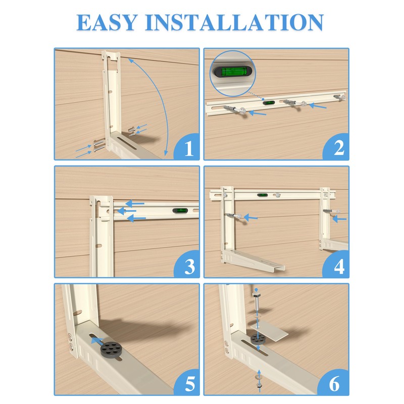 Mini Split Wall Mounting Bracket Outdoor, for 7000-12000 BTU Universal