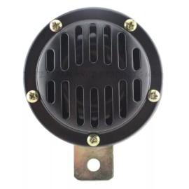 JC Performance USA Universal 12v Compact Vented Motorcycle Horn Matte Black