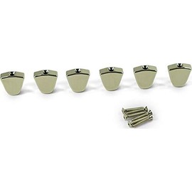 Kluson Replacement Button Set For Revolution Series Tuning Machines Metal Keystone Nickel