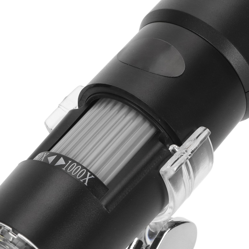 Portable Microscope USB 50X‑1000X Magnification 640x480P Resolution 360 Degree Rotatable