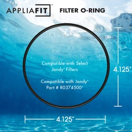AppliaFit O-Ring Compatible with Jandy Zodiac R0374500 for Jandy Energy Filter and Ray-Vac Automatic Pool Cleaner (1-Pack)