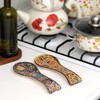 BCS Spoon Rest Set of 2 - Ceramic Spoon Holder