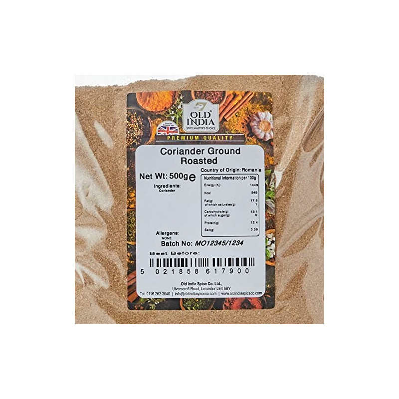 Old India Coriander Ground Roasted 500g