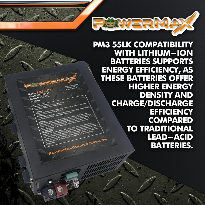 Powermax RV Converter | 55 Amp | 12V Power Converter