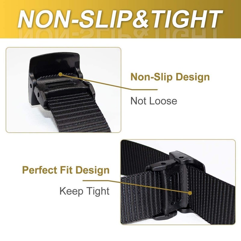 TBSCWYF Men's Work Belt, Tactical Belt, Adjustable Unisex Belt Nylon