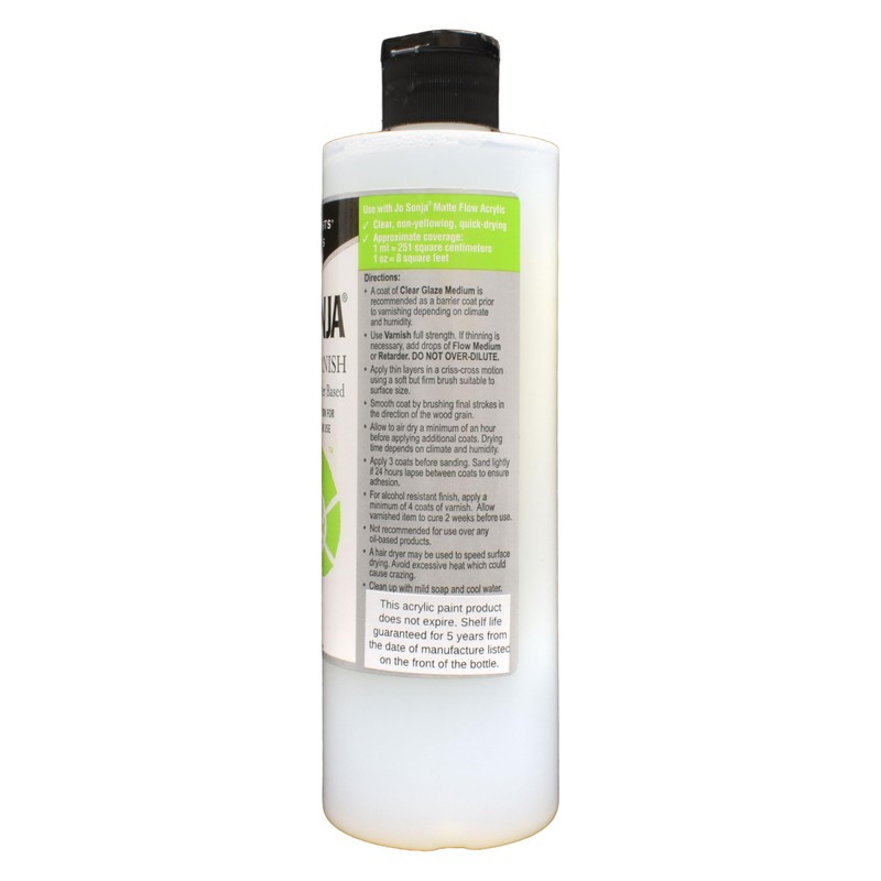 Jo Sonja Polyurethane Varnish Gloss - 16oz Bottle