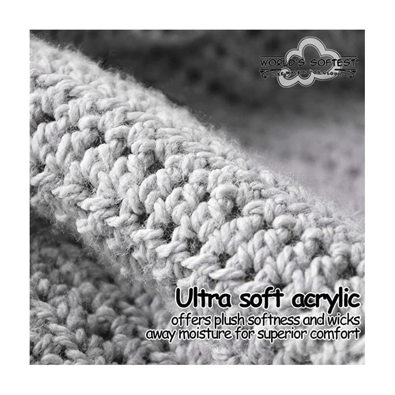 World's Softest Classic Crew Socks - Ultra Soft Socks for