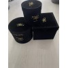 Unbranded decorative cardboard storage boxes with lids