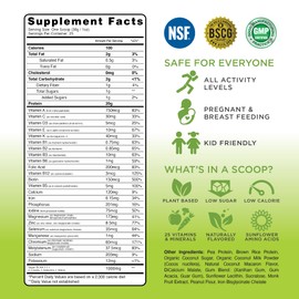 TRU Supplements Plant Based Protein Powder, BCAA, EAA, 20g Vegan Brown Rice & Pea Protein, 100 Calories, 27 Vitamins, No Artificial Flavors 25 Servings (Coconut Macaron)