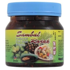 Cheong Kim Chuan- Aderezo para ensalada de frutas de primera calidad Sambal Rojak 180 g (1 unidad)