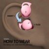 Hulaed Invisible Sleep Headphones,Sleep Earbuds for Side Sleepers,Small Sleeping Earphones