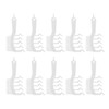 10pcs Z Shaped Wide Tooth Comb Stylish Portable Double Sided