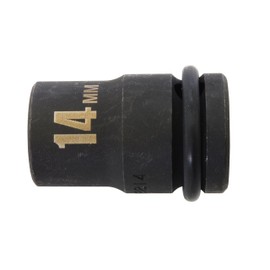 PAOCK SSPOWER Thin Mouth Impact Wrench Socket, Short, IMS-14S, 0.6 inches (14 mm), Drive Angle: 0.5 inches (12.7 mm)