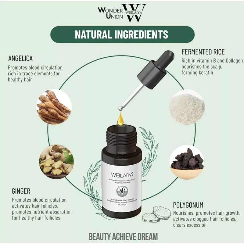 Weilaiya Hair Growth Stimulate Serum (5mL/tube)+FREE SHIP+US SELLER