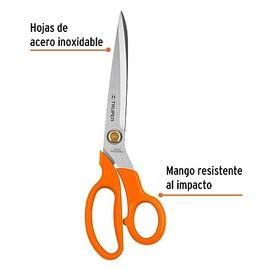 Truper TICO-9, Tijera para costura 9-1/2", acero inoxidable