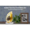 Handcrafted Teardrop Cremation Urn with Hand Engraved Memorial URN for