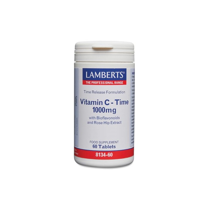Lamberts Vitamin C 1000mg Time Release Tablets – with Bioflavonoids