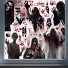 Halloween Window Clings Ghost Bat Witch Decorations