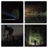 XHP90 Telescopic Zoom Flashlight Waterproof Electric Torch USB Charging for