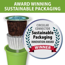 Third Rock Dark Roast Compostable Coffee Pods – 80 Count – 100% Rainforest Alliance Certified Coffee