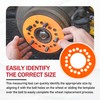 Lug Bolt Pattern Measuring Tool Guides 4 5 6，Wheel Bolt