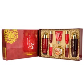 Yedam Yunbit Red Ginseng Jinyul 4-piece Set Women’s Basic Skin Lotion Cosmetics / 예담윤빛 홍삼 진율 4종 세트 여자 기초 스킨 로션 화장품