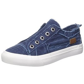 Blowfish Malibu Tenis de Lona para Mujer, Bento Azul, 8 US