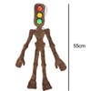 Cartoon Head Plush Toy Luminous Plush Stuffed Animal Plush Doll