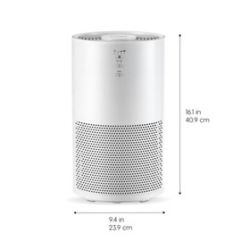 IRIS USA WOOZOO True HEPA Air Purifier, H13 3-in-1 Filter, Removes 99.97% of Allergens, Pet Hair, Smoke & Odors, Covers up to 648 ft², Energy Star, Quiet Air Purifier for Bedrooms, Home, Office