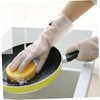 COLLBATH 1 Pair Reusable Kitchen Gloves Household Protective Dishwashing Gloves
