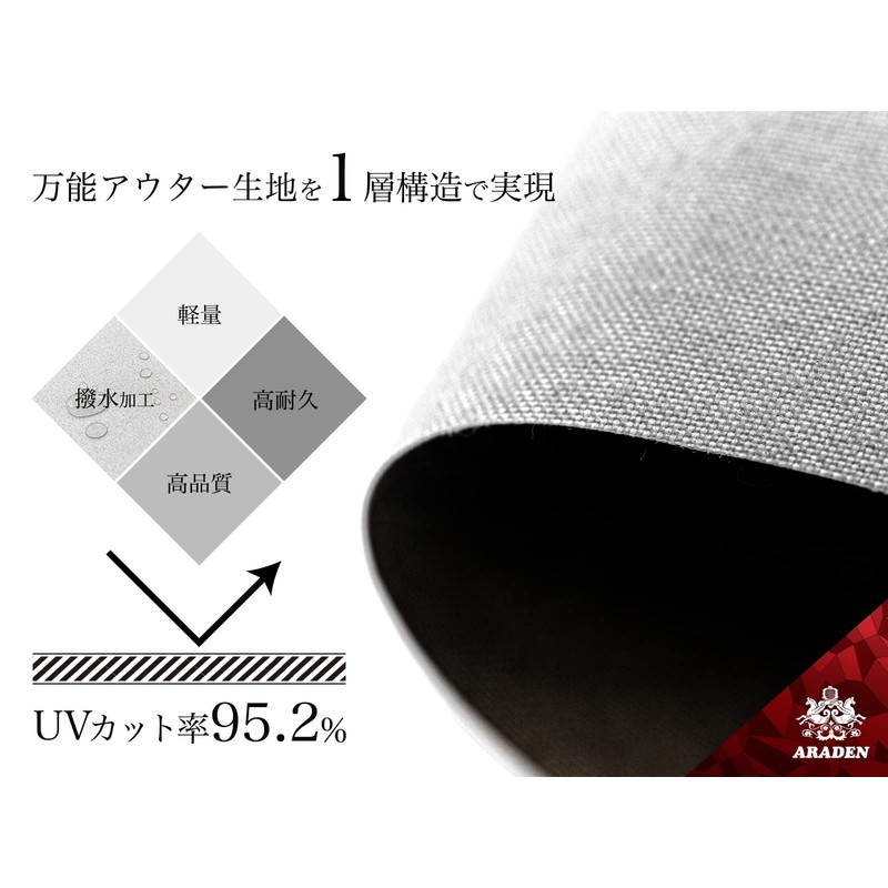Aladen Hood Protective Cover, Compatible Standard: Car Length 16.6 -