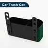 TUCKBOLD Car Trash Can Portable Front Seats Trash Bin Green
