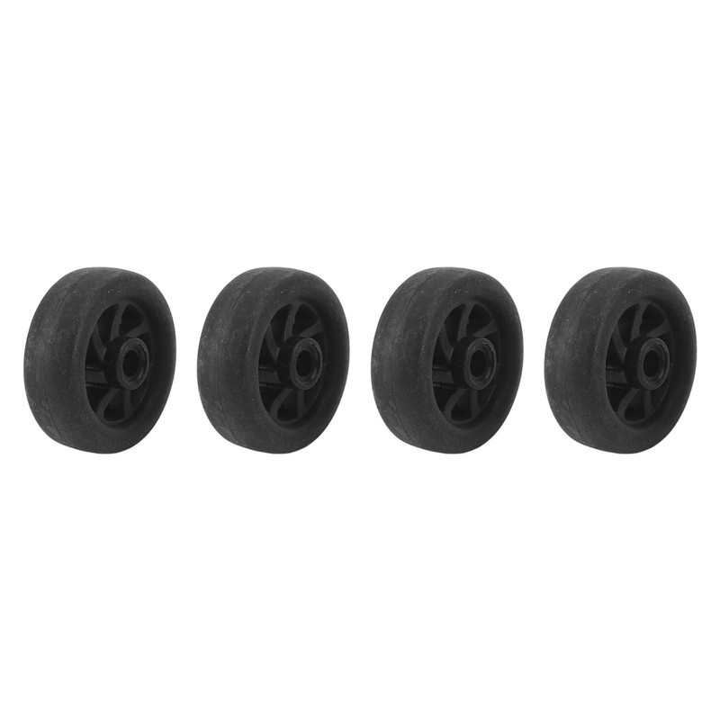4pcs Suitcase Wheels Replacement Durable Silent PVC Swivel Luggage Caster