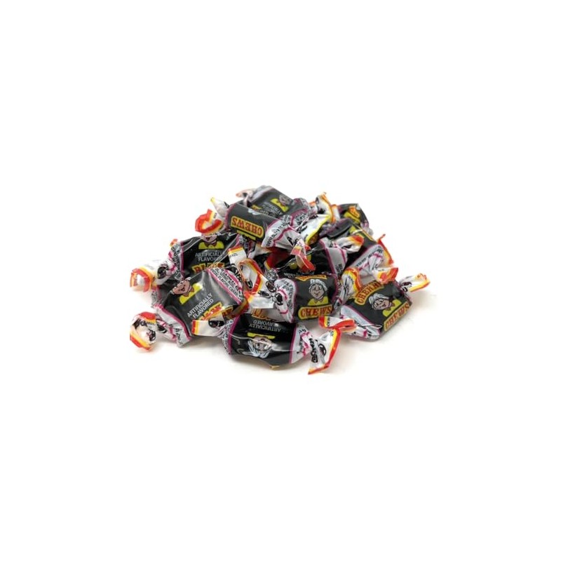 Black Cherry Flavor Fruit Chews, 2 Pounds Bulk