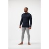DEVOPS 2 Pack Men's Thermal Long Sleeve Compression Shirts ((X-Large,