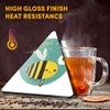 1 x Triangle Coaster - Bee Happy Cute Funny Fun