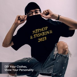 1880 Pcs Iron on Letter and Number 0.75 Inch A-Z Heat Transfer Letter Number 20 Sheet Adhesive 0-9 Alphabet Number DIY Fabric Vinyl Letter for Clothing Printing Decor(Silver, Gold)