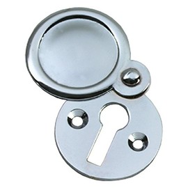 Dzina Victorian Escutcheon Covered 32mm Satin Chrome Pack of 1