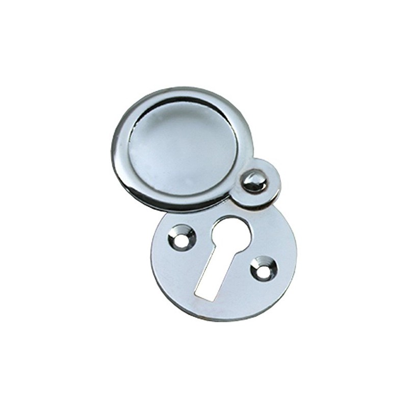 Dzina Victorian Escutcheon Covered 32mm Satin Chrome Pack of 1