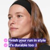 Zephy 2pcs Black Headband, Hair bands for Women, Running Headband,